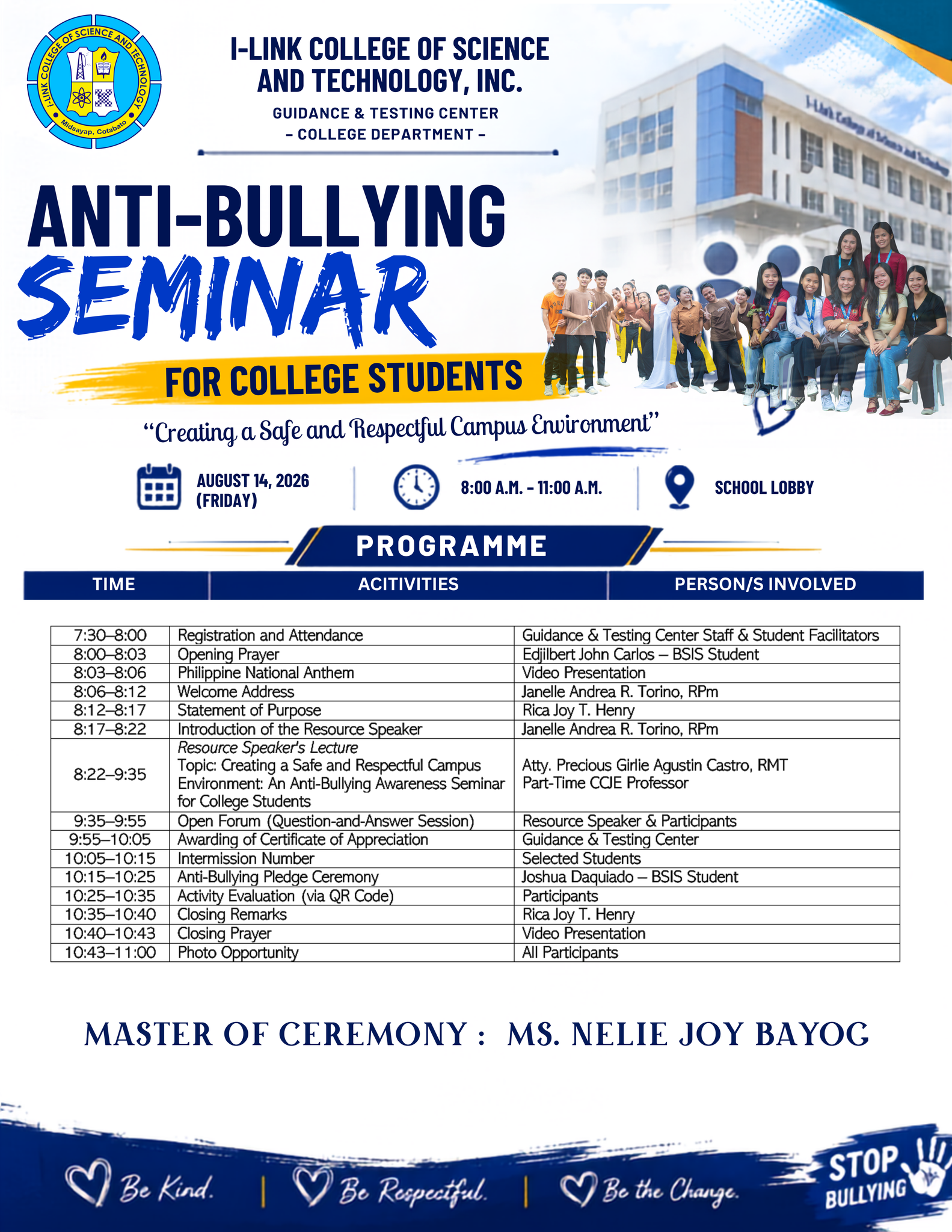 ANTI-BULLYING SEMINAR